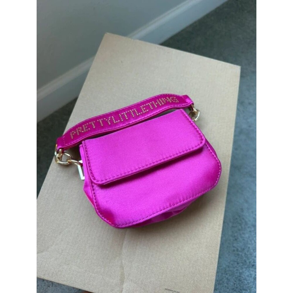 Hot Pink Satin Mini Purse